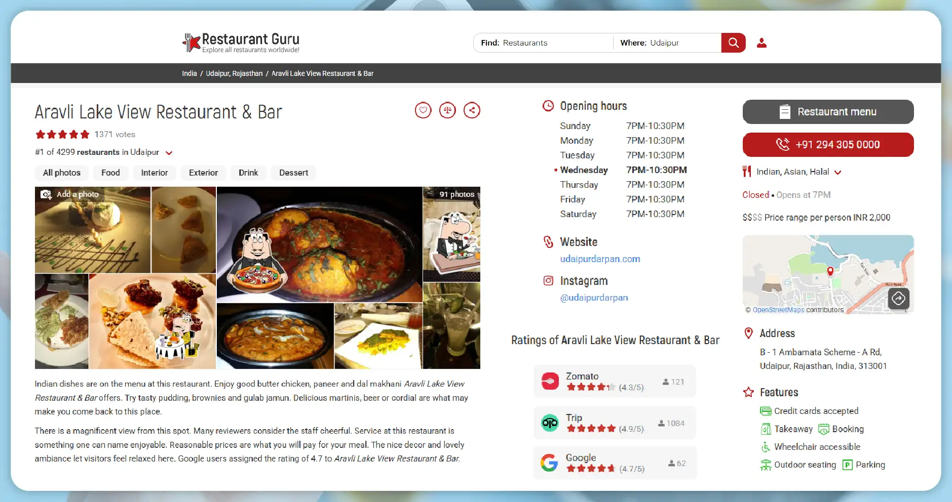 Why Extract Instagram URLs from Restaurant Guru?